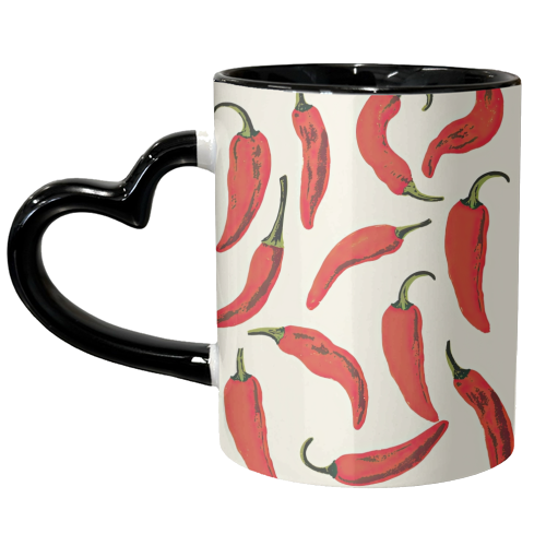 red hot chilli peppers kitchen - unique mug by Move Studio