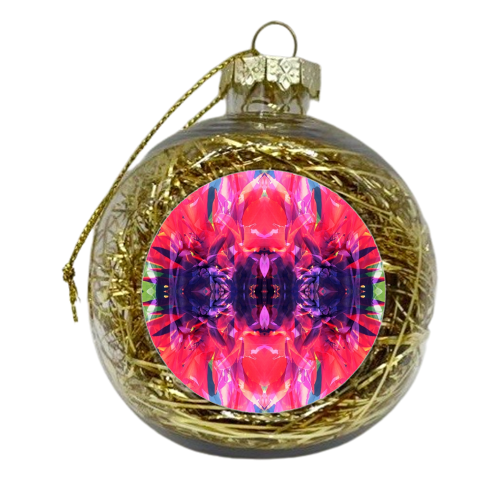 Red Hot Poker - xmas bauble by Lauren Douglass