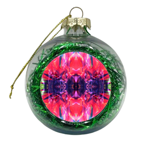 Red Hot Poker - xmas bauble by Lauren Douglass