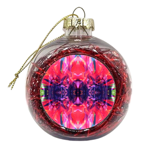 Red Hot Poker - xmas bauble by Lauren Douglass
