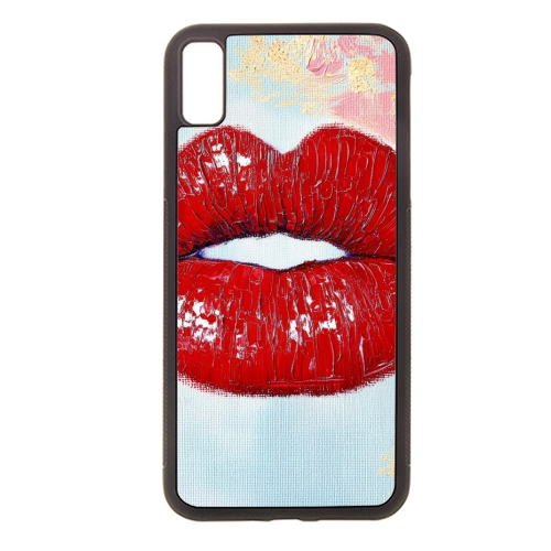 Red lips - stylish phone case by DejaReve