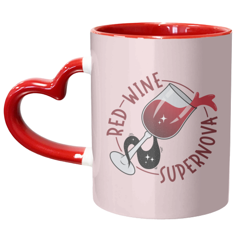 Red Wine Supernova - Chappell Roan - unique mug by Amy Farmer