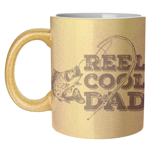 Reel Cool Dad - unique mug by EZbie