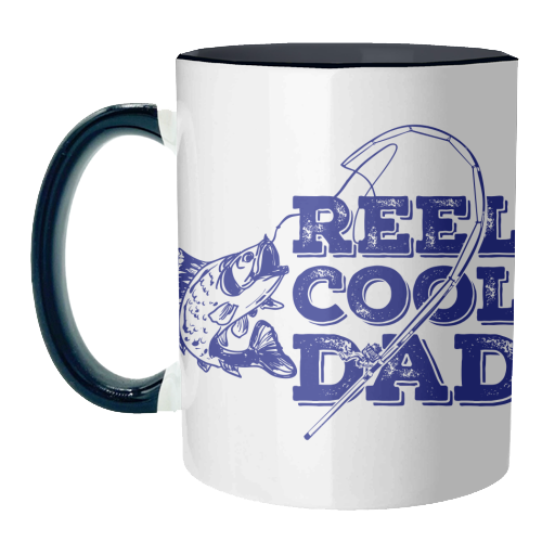 Reel Cool Dad - unique mug by EZbie