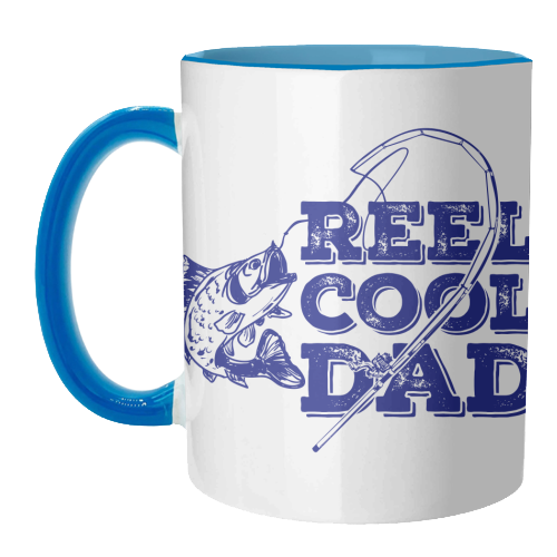 Reel Cool Dad - unique mug by EZbie