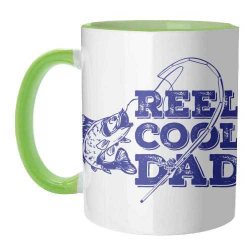 Reel Cool Dad - unique mug by EZbie