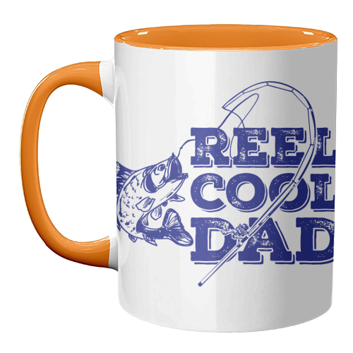 Reel Cool Dad - unique mug by EZbie