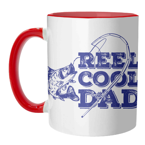 Reel Cool Dad - unique mug by EZbie