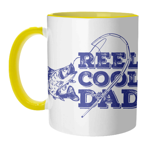 Reel Cool Dad - unique mug by EZbie