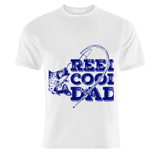 Reel Cool Dad - unique t shirt by EZbie
