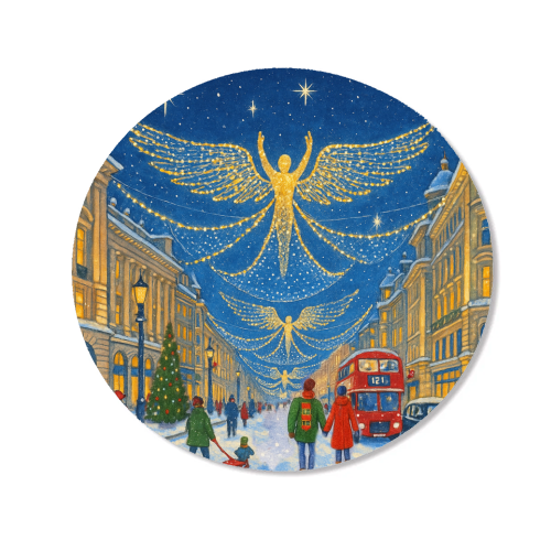 Regent Street Lights - Magnet by Ms Doodle