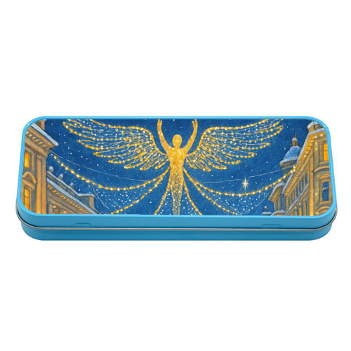Regent Street Lights - tin pencil case by Ms Doodle