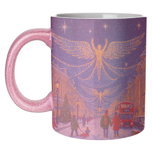 Regent Street Lights - unique mug by Ms Doodle