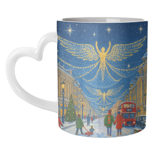 Regent Street Lights - unique mug by Ms Doodle