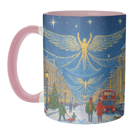 Regent Street Lights - unique mug by Ms Doodle
