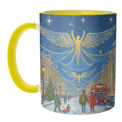 Regent Street Lights - unique mug by Ms Doodle