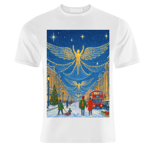 Regent Street Lights - unique t shirt by Ms Doodle