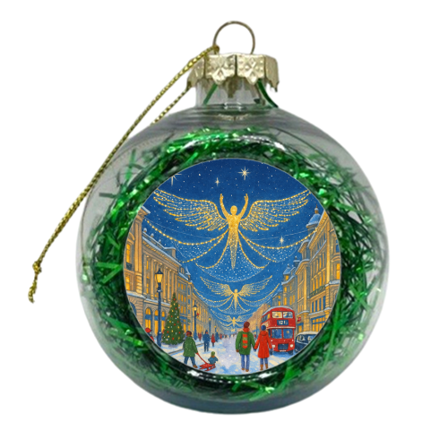Regent Street Lights - xmas bauble by Ms Doodle