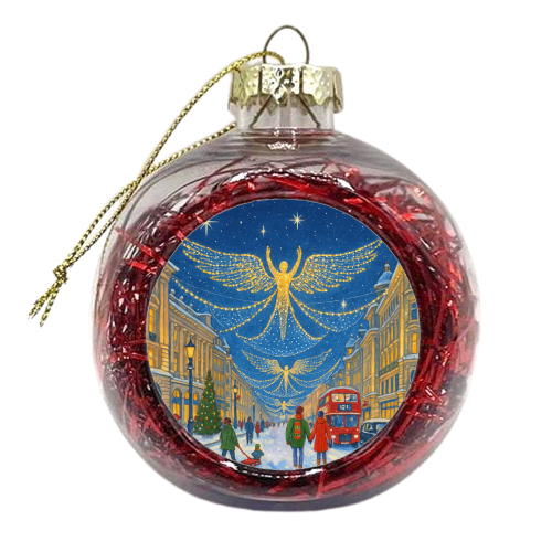 Regent Street Lights - xmas bauble by Ms Doodle