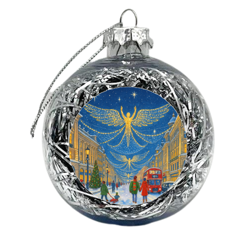 Regent Street Lights - xmas bauble by Ms Doodle