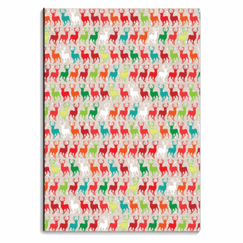 Reindeer Repeat - personalised A4, A5, A6 notebook by Lizzie Barber