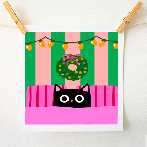 Relaxing Christmas - A1 - A4 art print by The Paper Tail