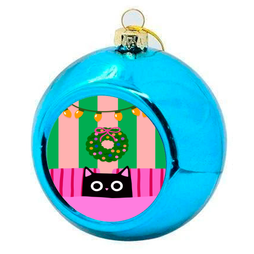 Relaxing Christmas - colourful christmas bauble by The Paper Tail