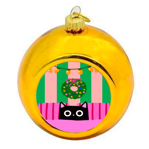 Relaxing Christmas - colourful christmas bauble by The Paper Tail