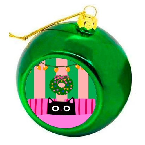 Relaxing Christmas - colourful christmas bauble by The Paper Tail