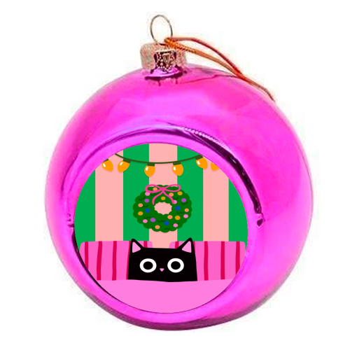 Relaxing Christmas - colourful christmas bauble by The Paper Tail