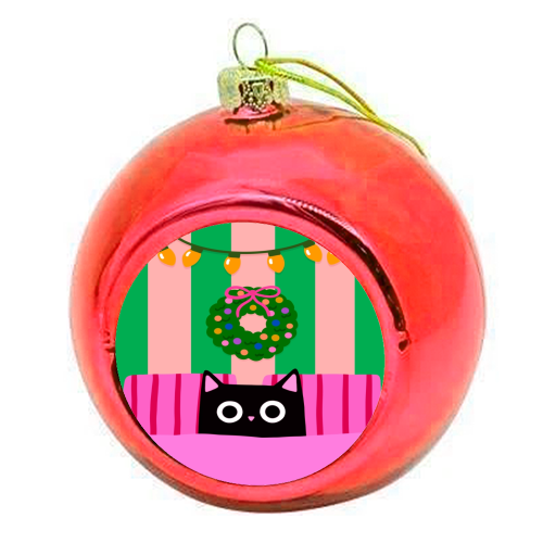 Relaxing Christmas - colourful christmas bauble by The Paper Tail