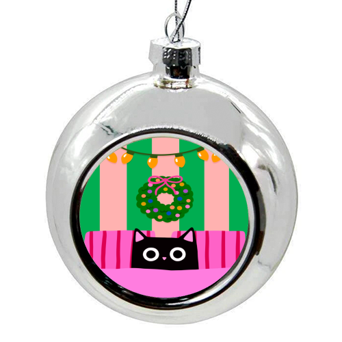 Relaxing Christmas - colourful christmas bauble by The Paper Tail