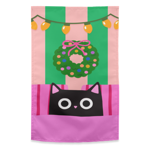 Relaxing Christmas - funny tea towel by The Paper Tail