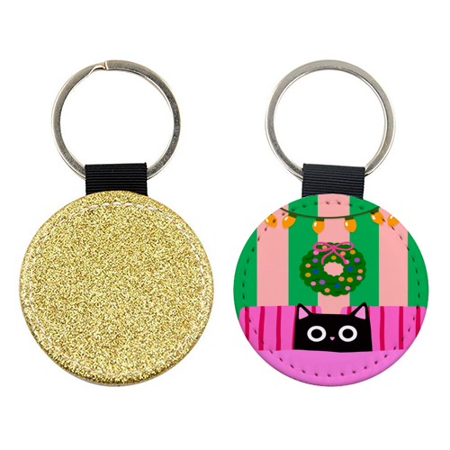 Relaxing Christmas - keyring by The Paper Tail