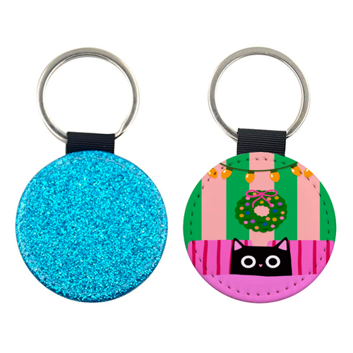 Relaxing Christmas - keyring by The Paper Tail