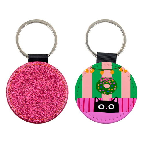 Relaxing Christmas - keyring by The Paper Tail