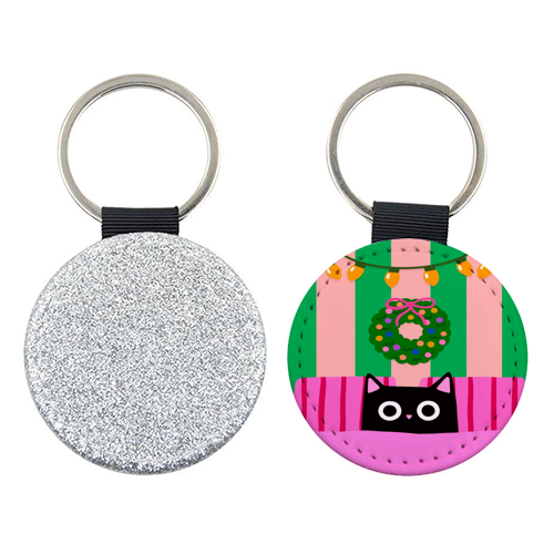 Relaxing Christmas - keyring by The Paper Tail