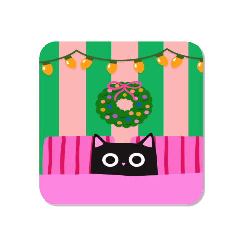 Relaxing Christmas - Magnet by The Paper Tail