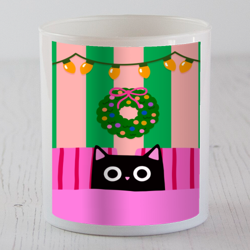 Relaxing Christmas - scented candle by The Paper Tail