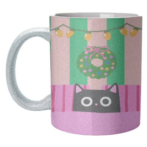 Relaxing Christmas - unique mug by The Paper Tail