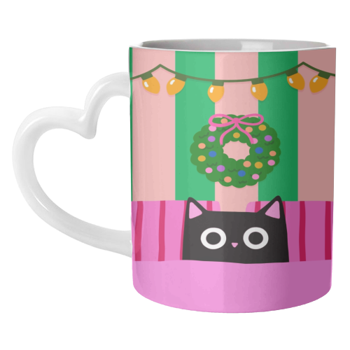 Relaxing Christmas - unique mug by The Paper Tail