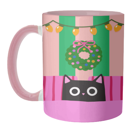 Relaxing Christmas - unique mug by The Paper Tail