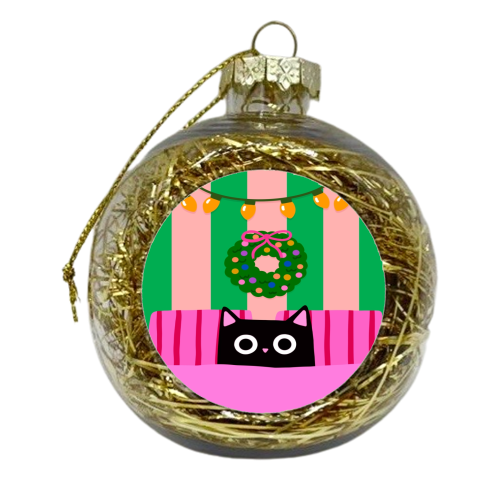 Relaxing Christmas - xmas bauble by The Paper Tail