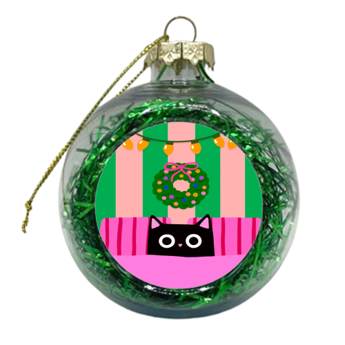 Relaxing Christmas - xmas bauble by The Paper Tail