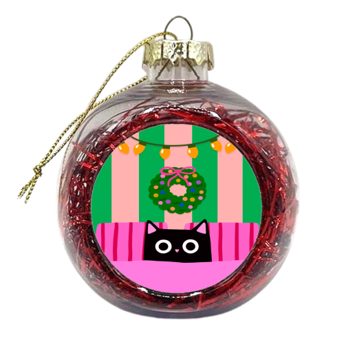 Relaxing Christmas - xmas bauble by The Paper Tail