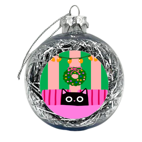 Relaxing Christmas - xmas bauble by The Paper Tail