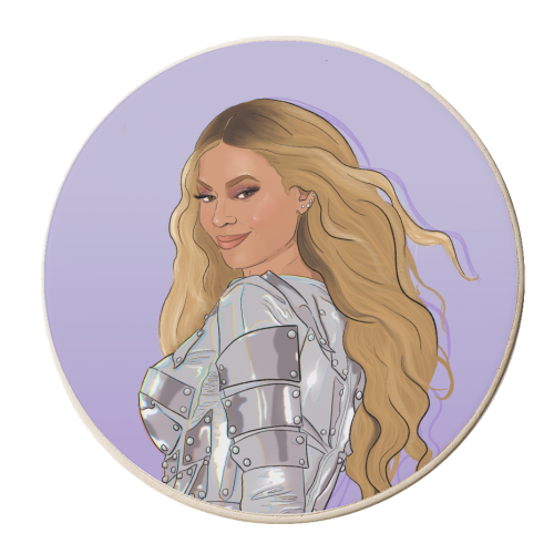 Renaissance Beyoncé - personalised beer coaster by The Queer Store
