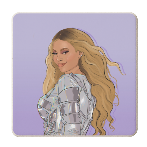 Renaissance Beyoncé - personalised beer coaster by The Queer Store