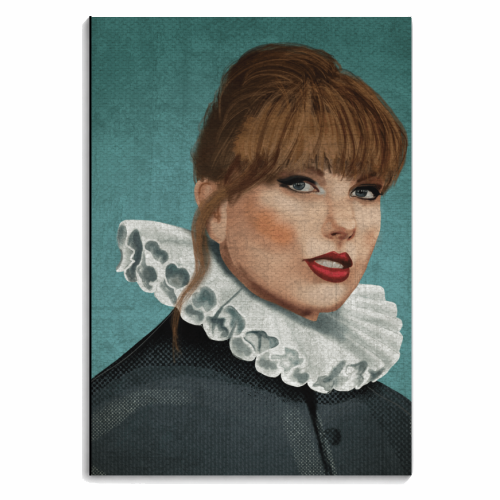 Renaissance Portrait of Taylor - personalised A4, A5, A6 notebook by AbiGoLucky