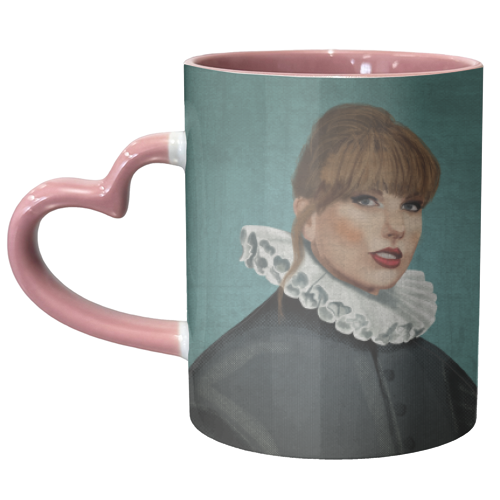 Renaissance Portrait of Taylor - unique mug by AbiGoLucky